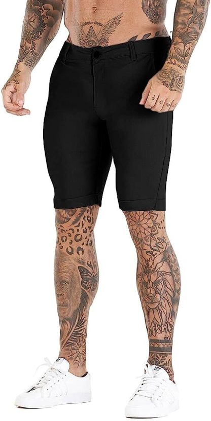 Stretch Chino Short Pants-Waves And Trunks