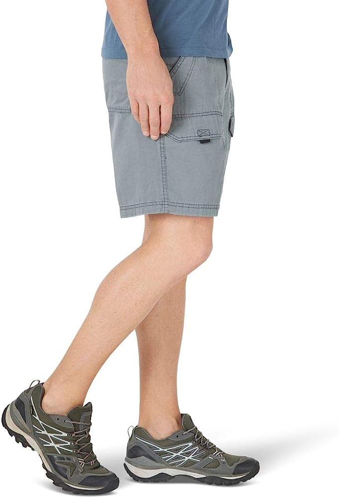 Zipper Closure Canvas Hiker Shorts-Waves And Trunks