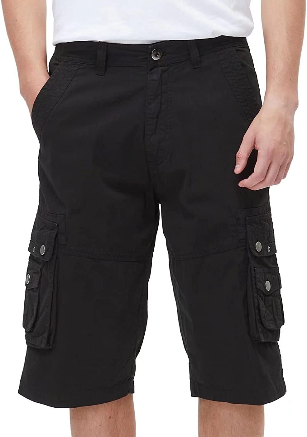 Multi Pocket Cotton Shorts-Waves And Trunks