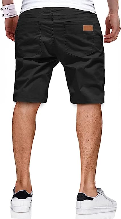 Casual Summer Drawstring Closure Beach Shorts-Waves And Trunks