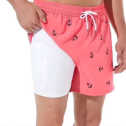 Swim Trunks Swim Shorts for Men Quick Dry 5 inch Inseam