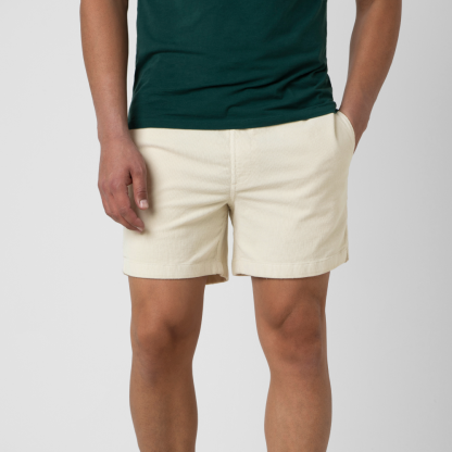 Casual Drawstring Shorts With Elastic Waistband-Waves And Trunks