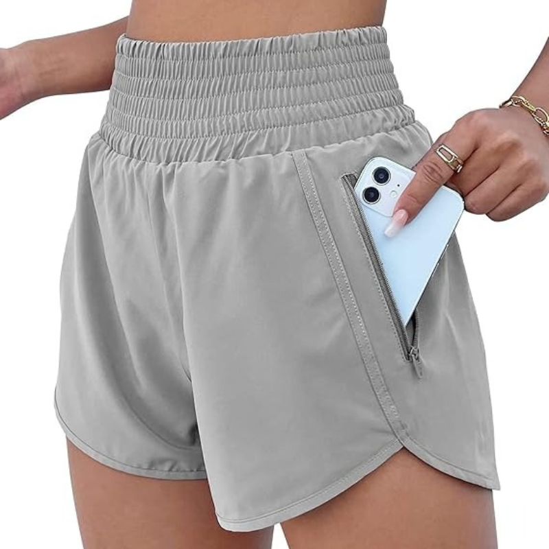 Elastic Active Pocket Shorts-Waves And Trunks