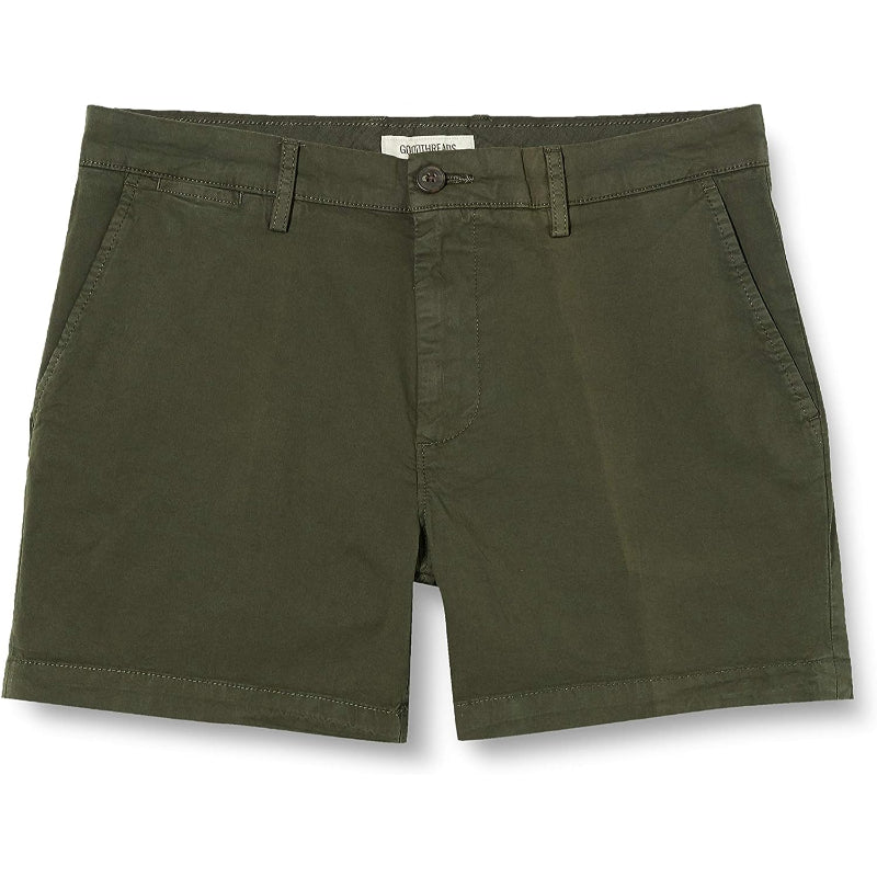 Slim Fit Flat Stretch Chino Short-Waves And Trunks