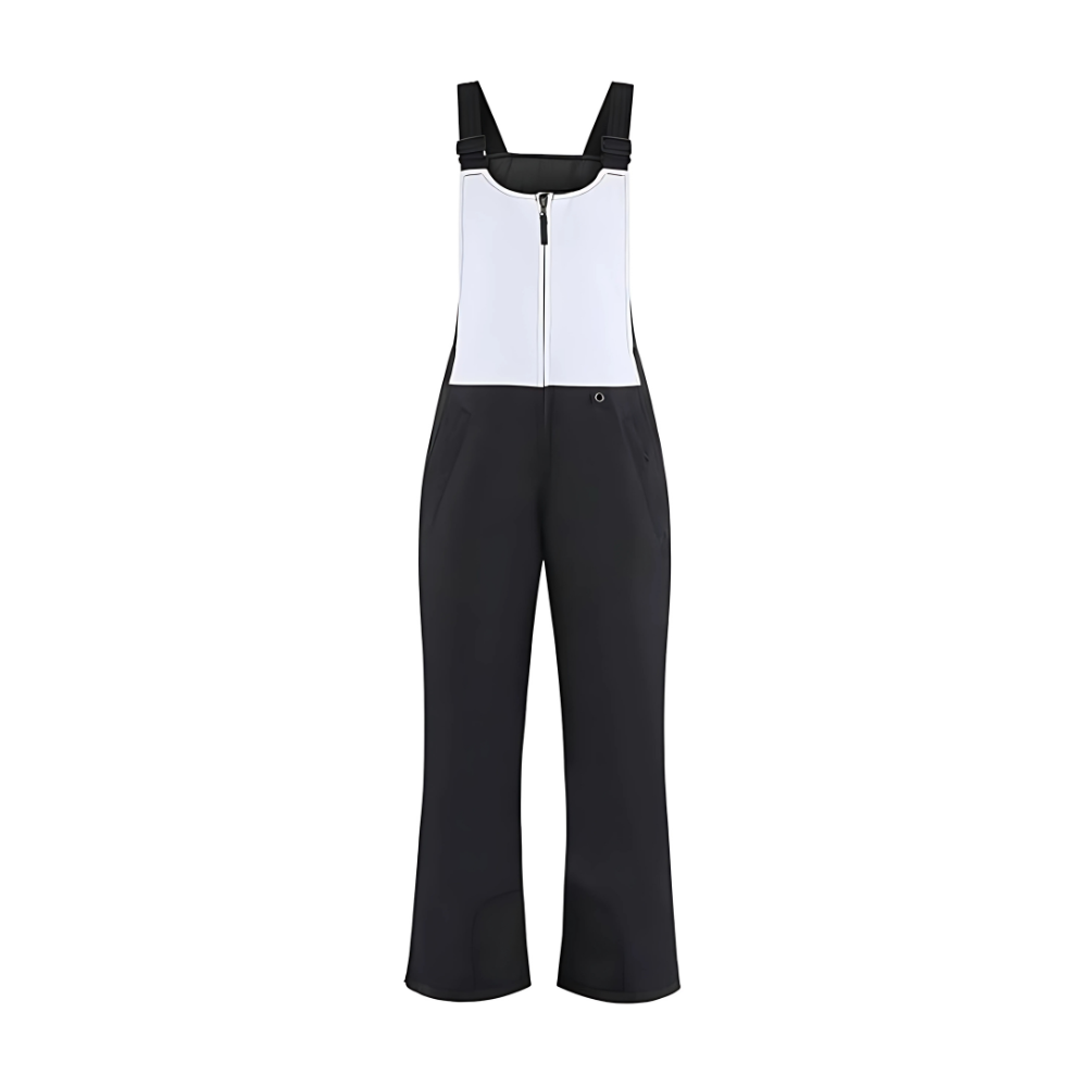 Insulated Bib Overalls With Pockets For Cold Weather-Waves And Trunks