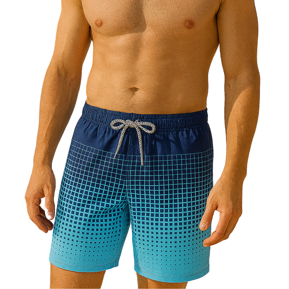 Casual Drawstring Swim Trunks