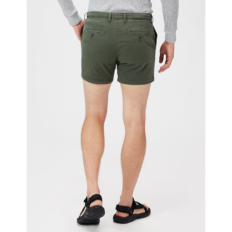 Slim Fit Flat Stretch Chino Short-Waves And Trunks
