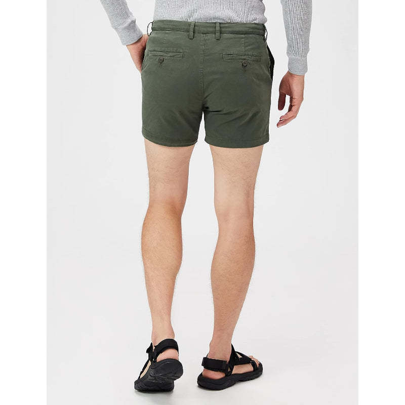 Slim Fit Flat Stretch Chino Short-Waves And Trunks