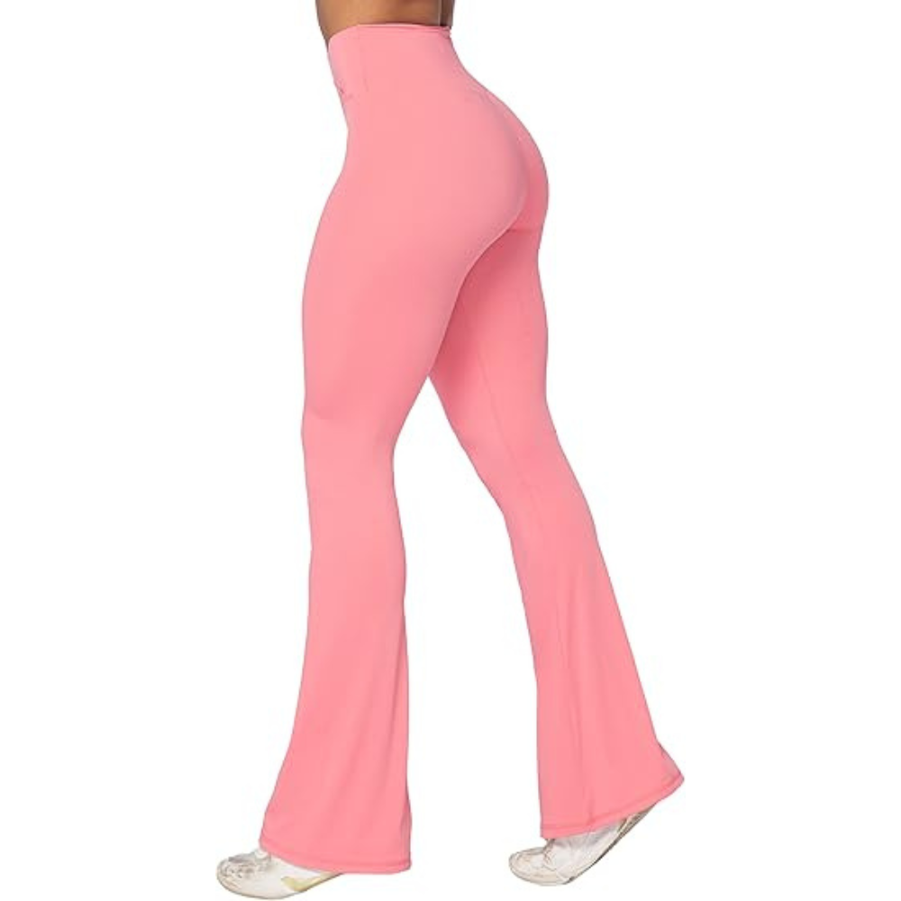 Flared Stretch Fit Yoga Pants-Waves And Trunks