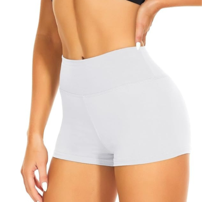 3 Inch Biker Workout Shorts – High Waist and Stretchable-Waves And Trunks