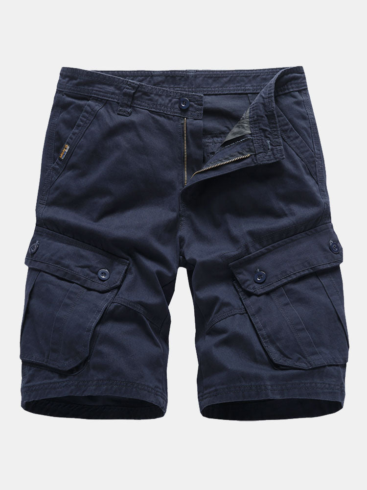 Comfortable Cargo Shorts With Pockets-Waves And Trunks