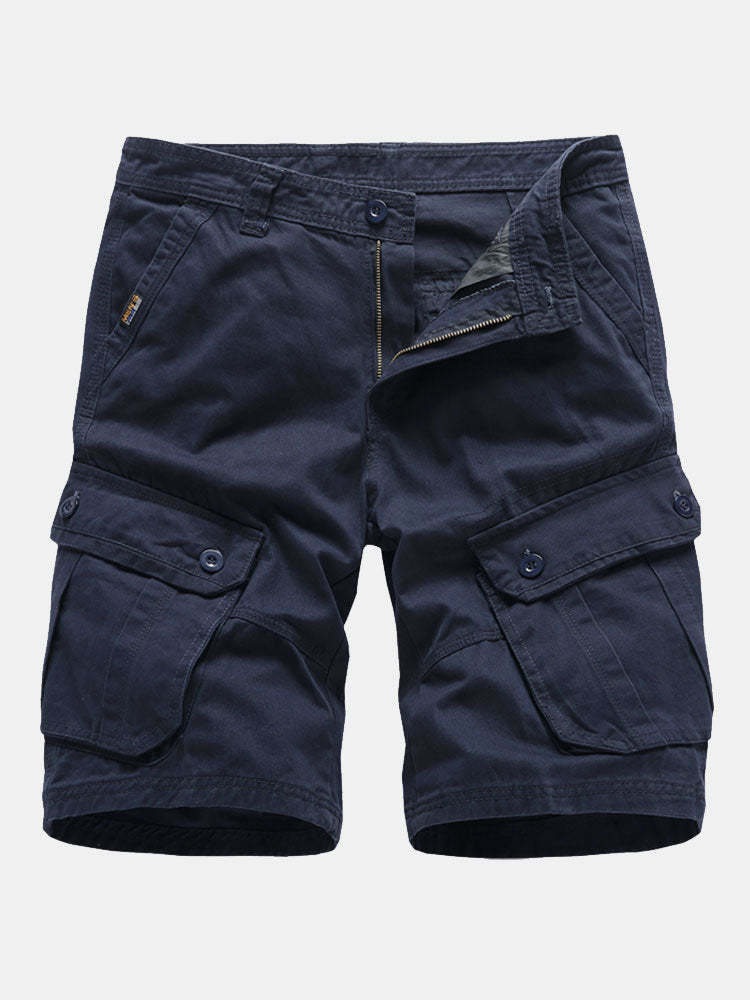 Comfortable Cargo Shorts With Pockets-Waves And Trunks