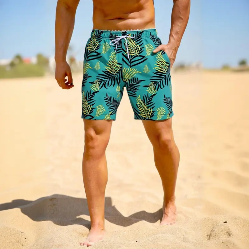 3-Pack Mystery Printed Swim Trunks Men's 5"/ 7" Swimming Board Shorts with Mesh Lining