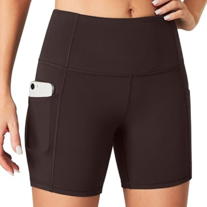 Biker Shorts Pockets Design – Stretch Fabric for Workouts-Waves And Trunks