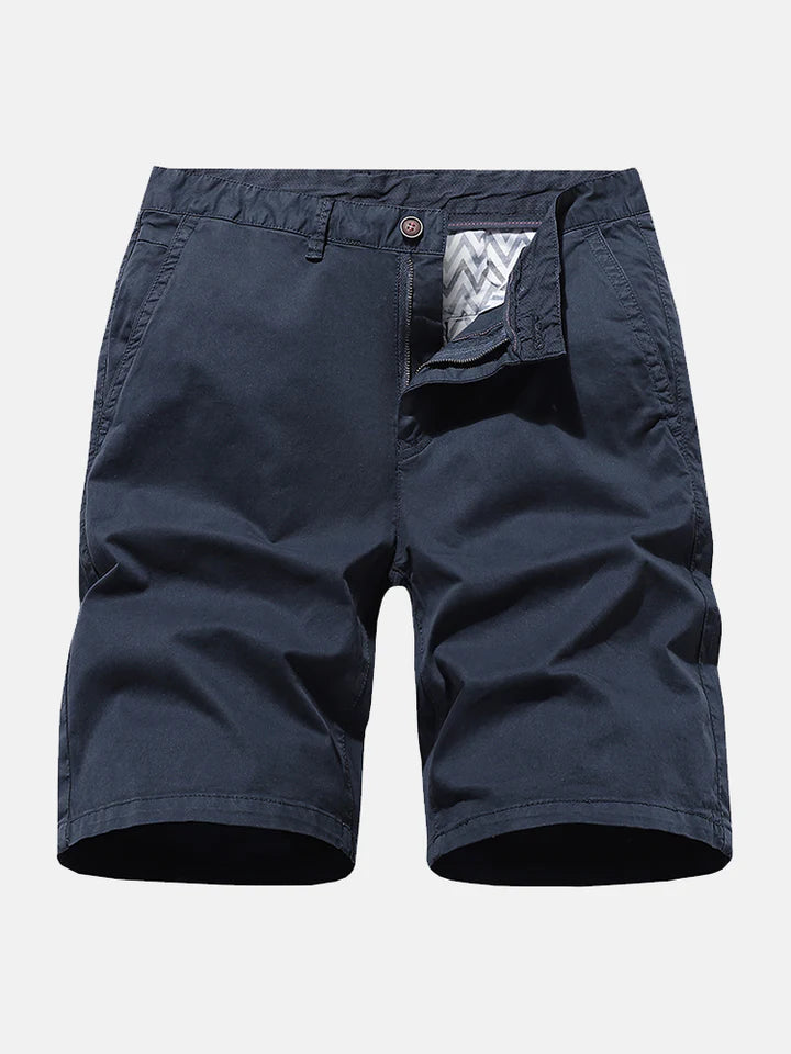 Plain Chino Shorts With Pocket-Waves And Trunks