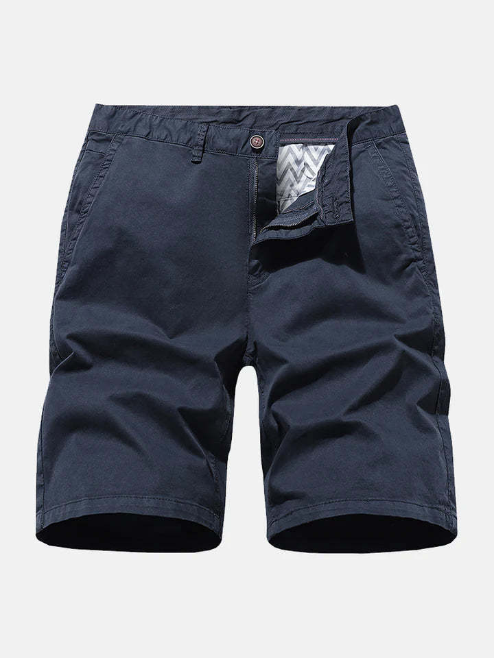 Plain Chino Shorts With Pocket-Waves And Trunks