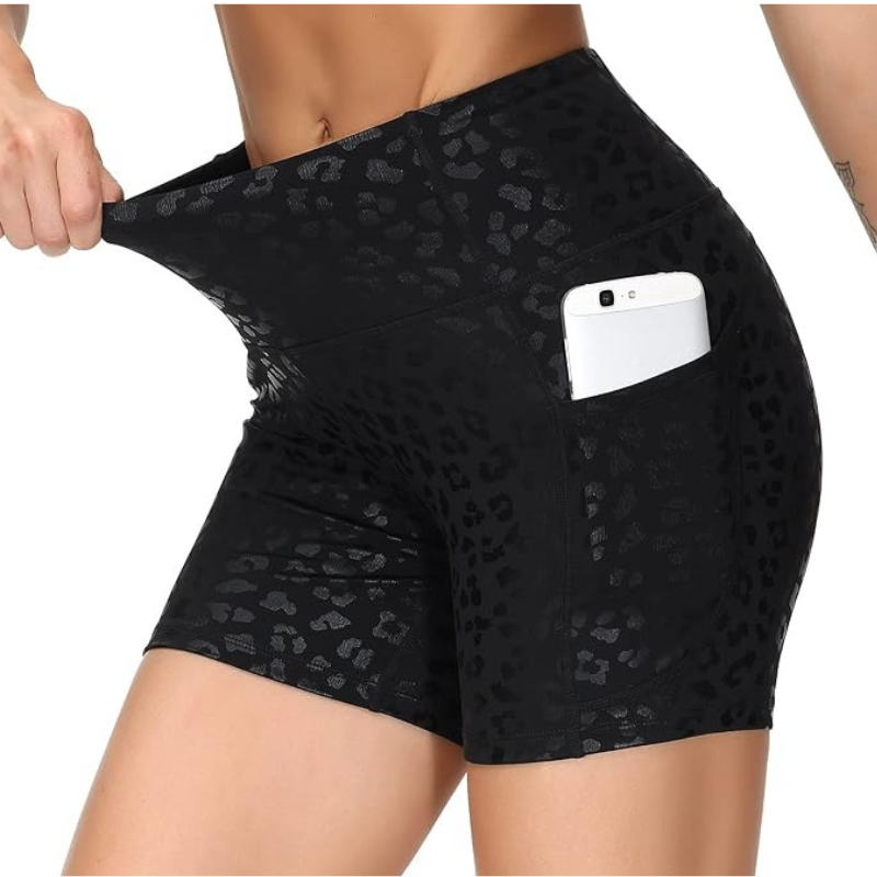 The Lightweight Yoga Shorts Deep Pocket and Stretchable Comfort-Waves And Trunks