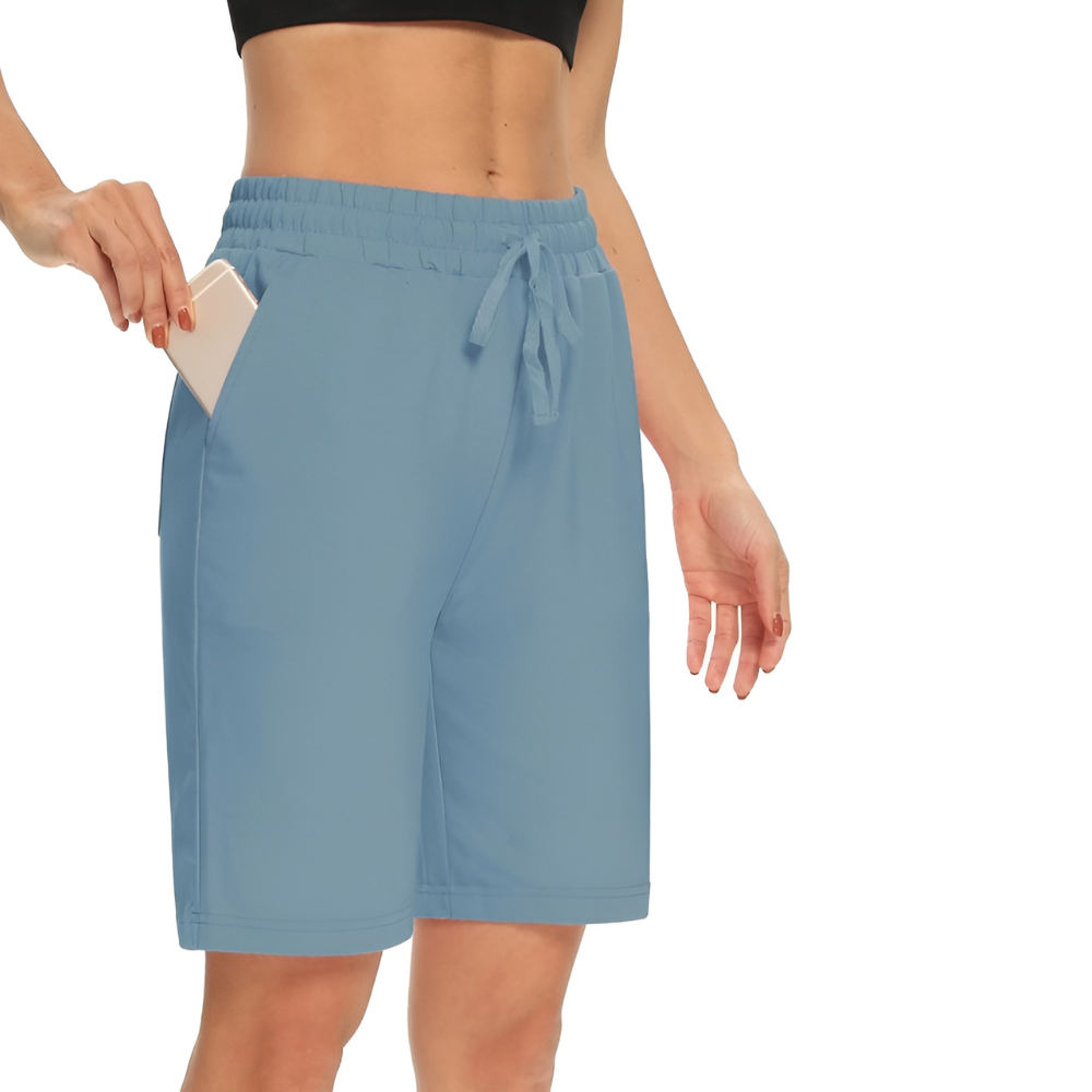 Drawstring Lounge Shorts Pockets – Comfortable Shorts-Waves And Trunks