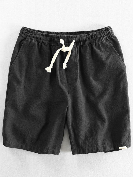 Drawstring Casual Beach Shorts-Waves And Trunks