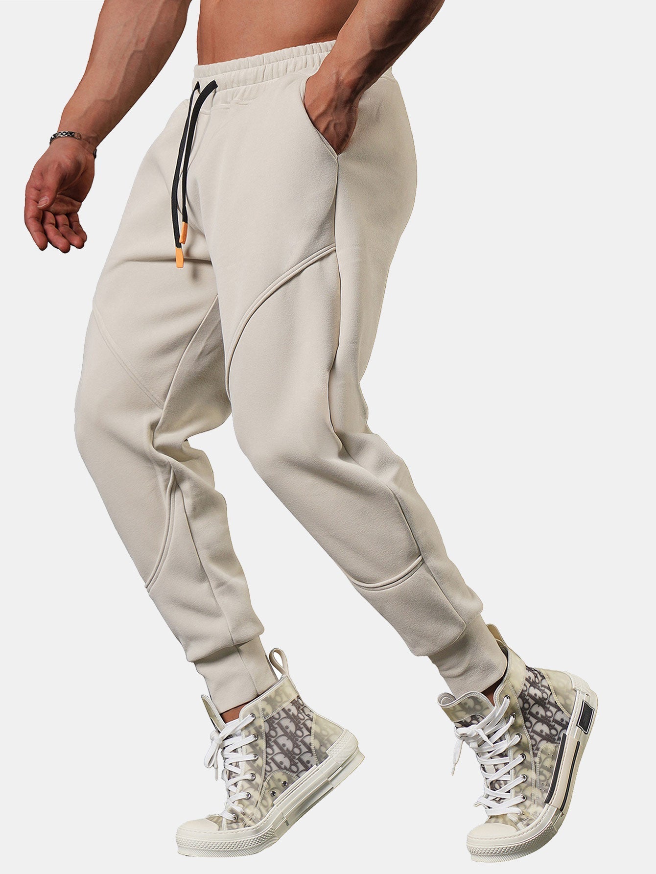 Bold Stitch Athletic Joggers-Waves And Trunks