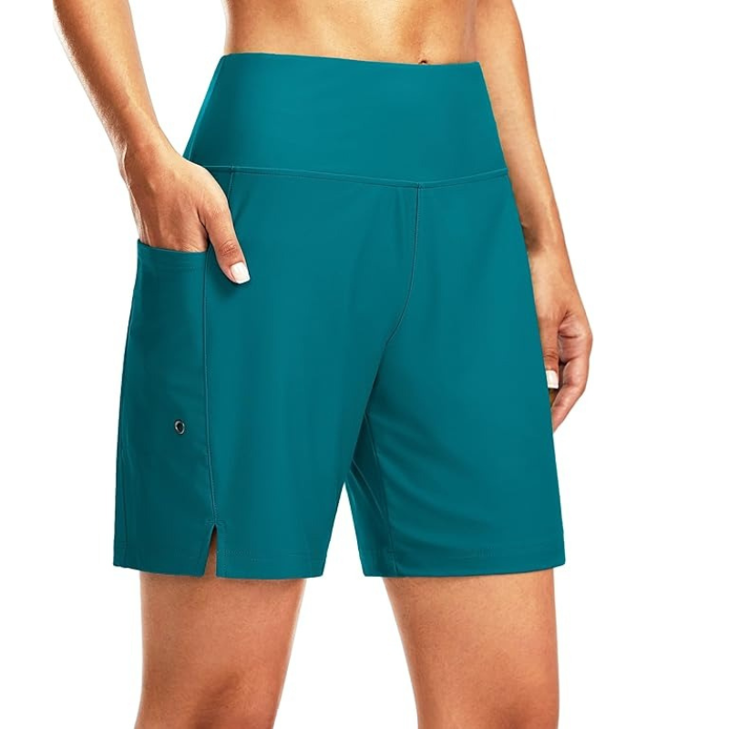 Swim Board Shorts Quick Dry with Liner and Functional Pockets-Waves And Trunks