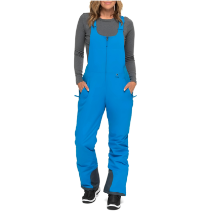 Insulated Adjustable Bib Overalls With Pockets-Waves And Trunks
