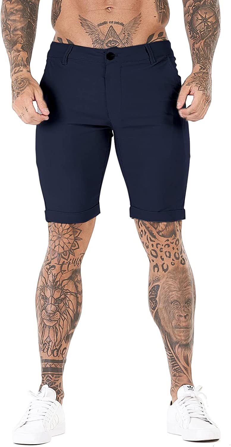 Stretch Chino Short Pants-Waves And Trunks