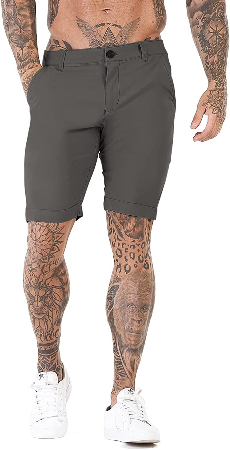 Stretch Chino Short Pants-Waves And Trunks