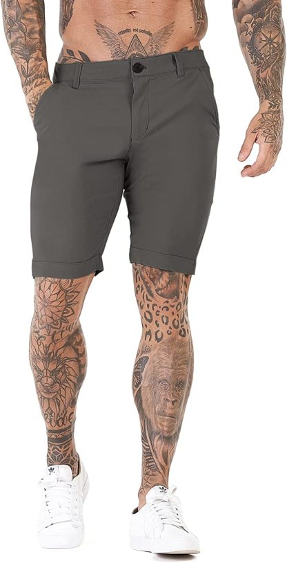 Stretch Chino Short Pants-Waves And Trunks