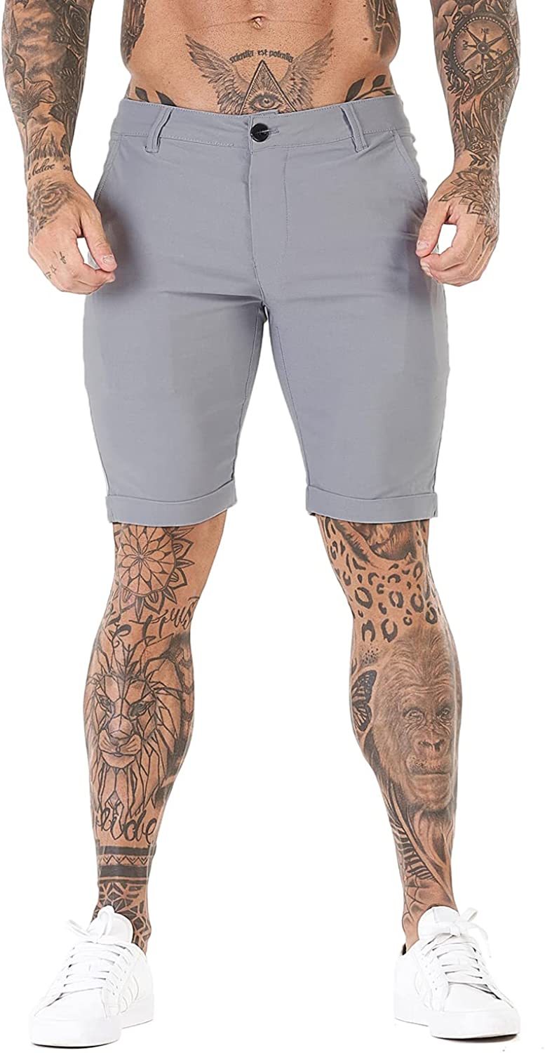 Stretch Chino Short Pants-Waves And Trunks