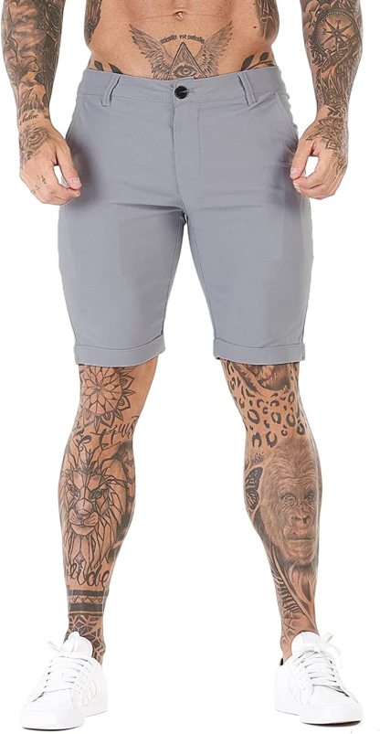 Stretch Chino Short Pants-Waves And Trunks