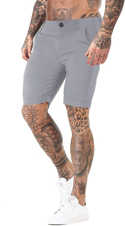 Stretch Chino Short Pants-Waves And Trunks