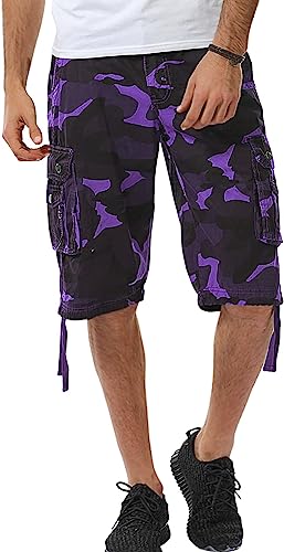 Cotton Fit Cargo Shorts-Waves And Trunks
