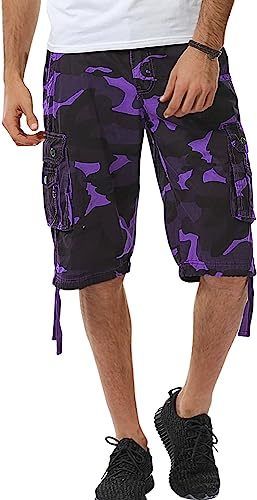 Cotton Fit Cargo Shorts-Waves And Trunks