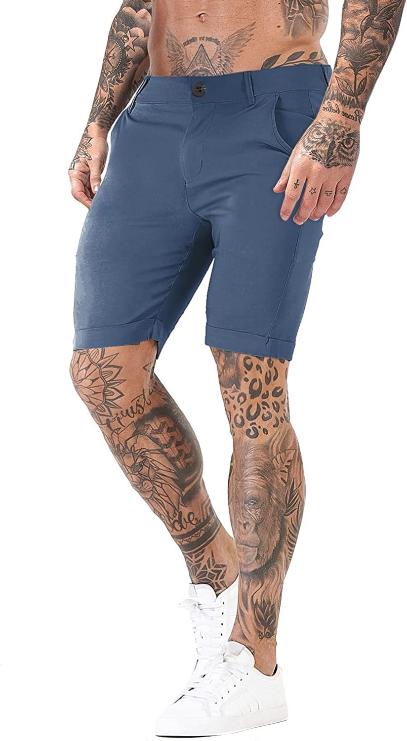 Stretch Chino Short Pants-Waves And Trunks