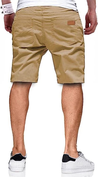 Casual Summer Drawstring Closure Beach Shorts-Waves And Trunks