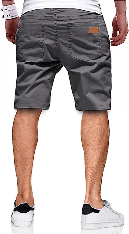 Casual Summer Drawstring Closure Beach Shorts-Waves And Trunks