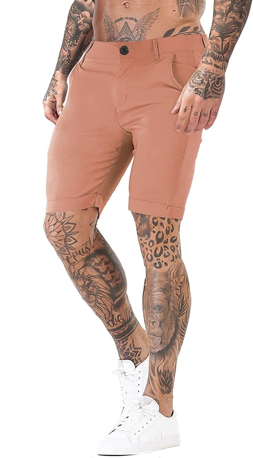 Stretch Chino Short Pants-Waves And Trunks
