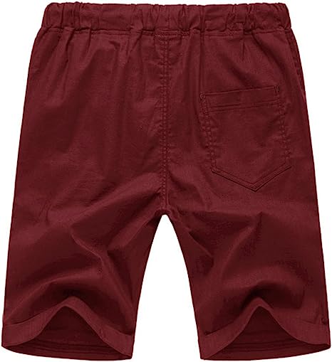 Casual Drawstring Closure Classic Fit Shorts-Waves And Trunks