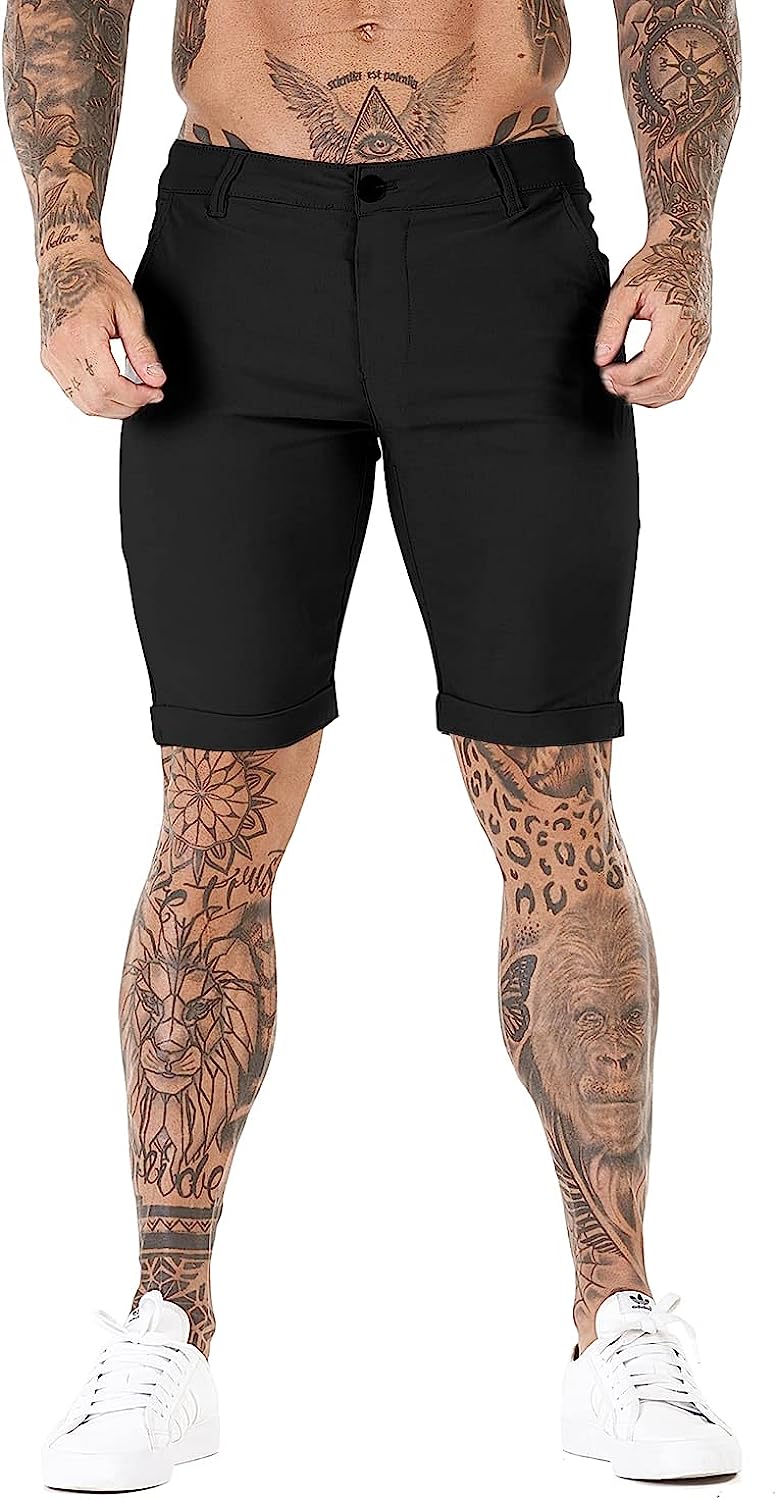 Stretch Chino Short Pants-Waves And Trunks