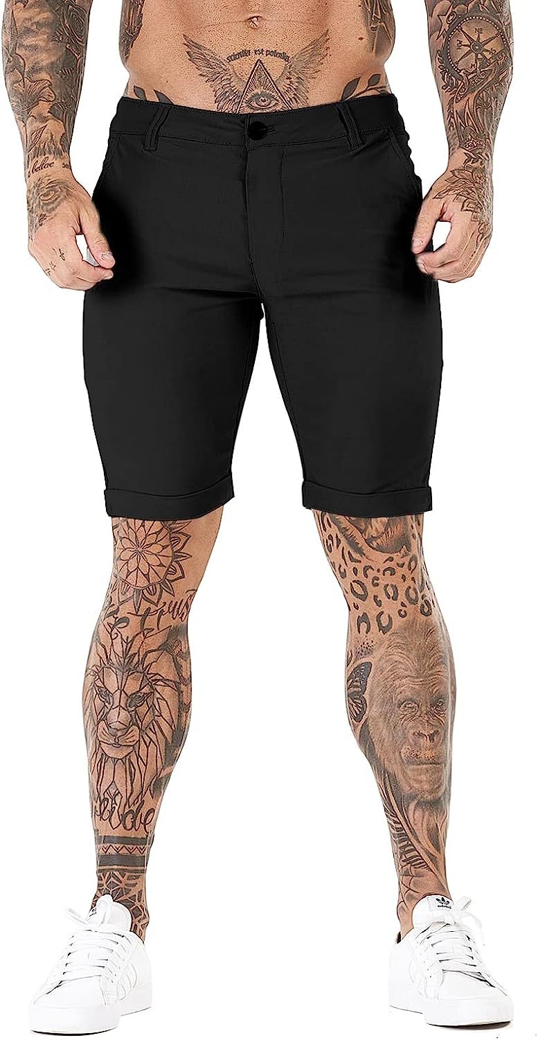 Stretch Chino Short Pants-Waves And Trunks