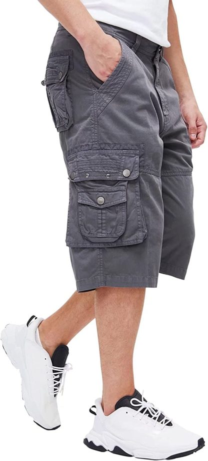 Multi Pocket Cotton Shorts-Waves And Trunks