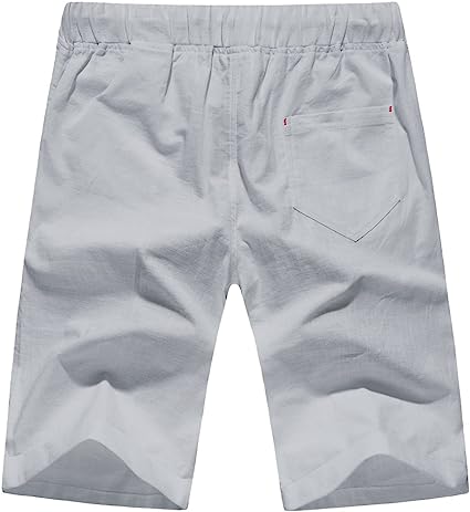 Casual Drawstring Closure Classic Fit Shorts-Waves And Trunks