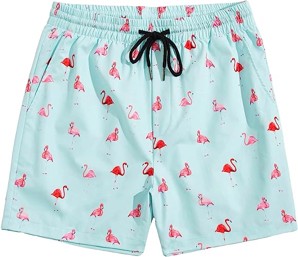 Printed Shorts With Pocket-Waves And Trunks