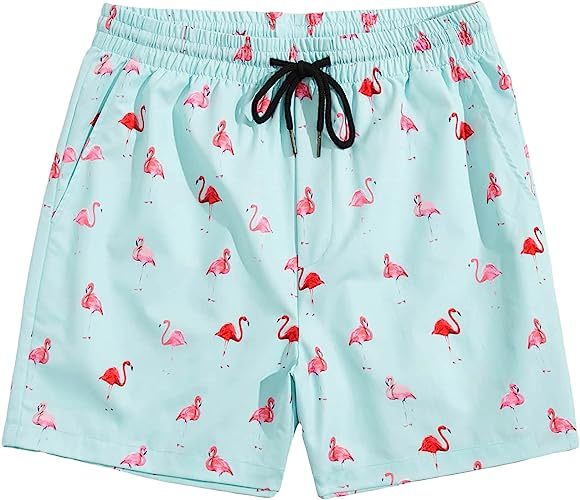 Printed Shorts With Pocket-Waves And Trunks