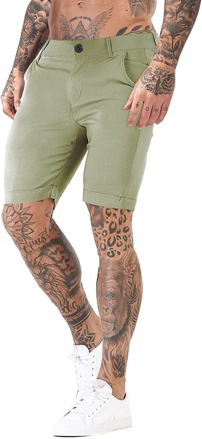 Stretch Chino Short Pants-Waves And Trunks