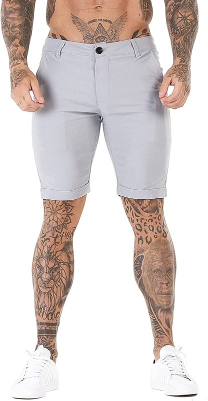 Stretch Chino Short Pants-Waves And Trunks