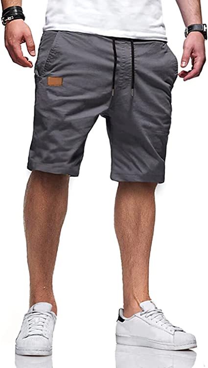 Casual Summer Drawstring Closure Beach Shorts-Waves And Trunks