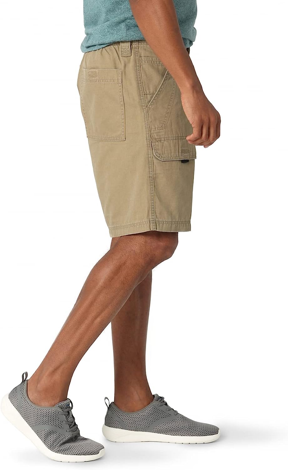 Zipper Closure Canvas Hiker Shorts-Waves And Trunks