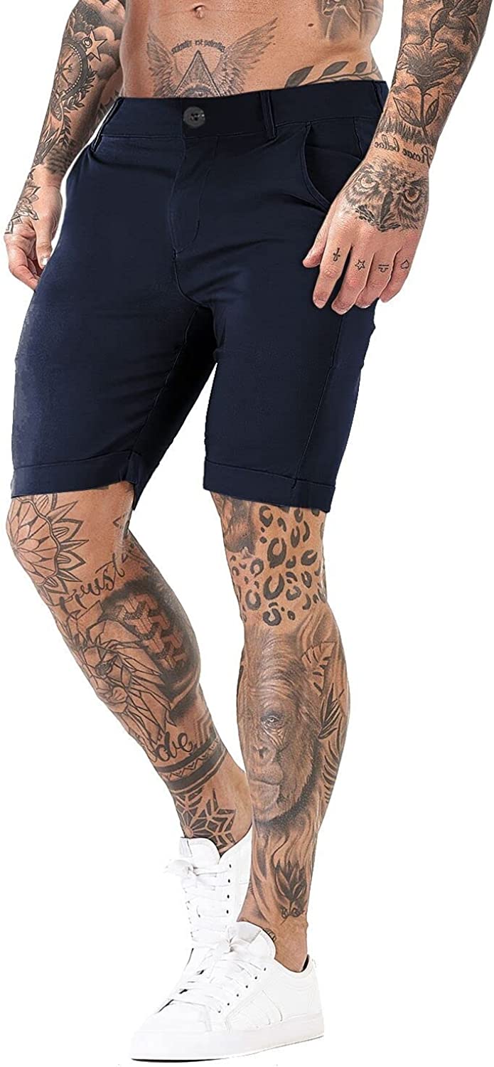 Stretch Chino Short Pants-Waves And Trunks
